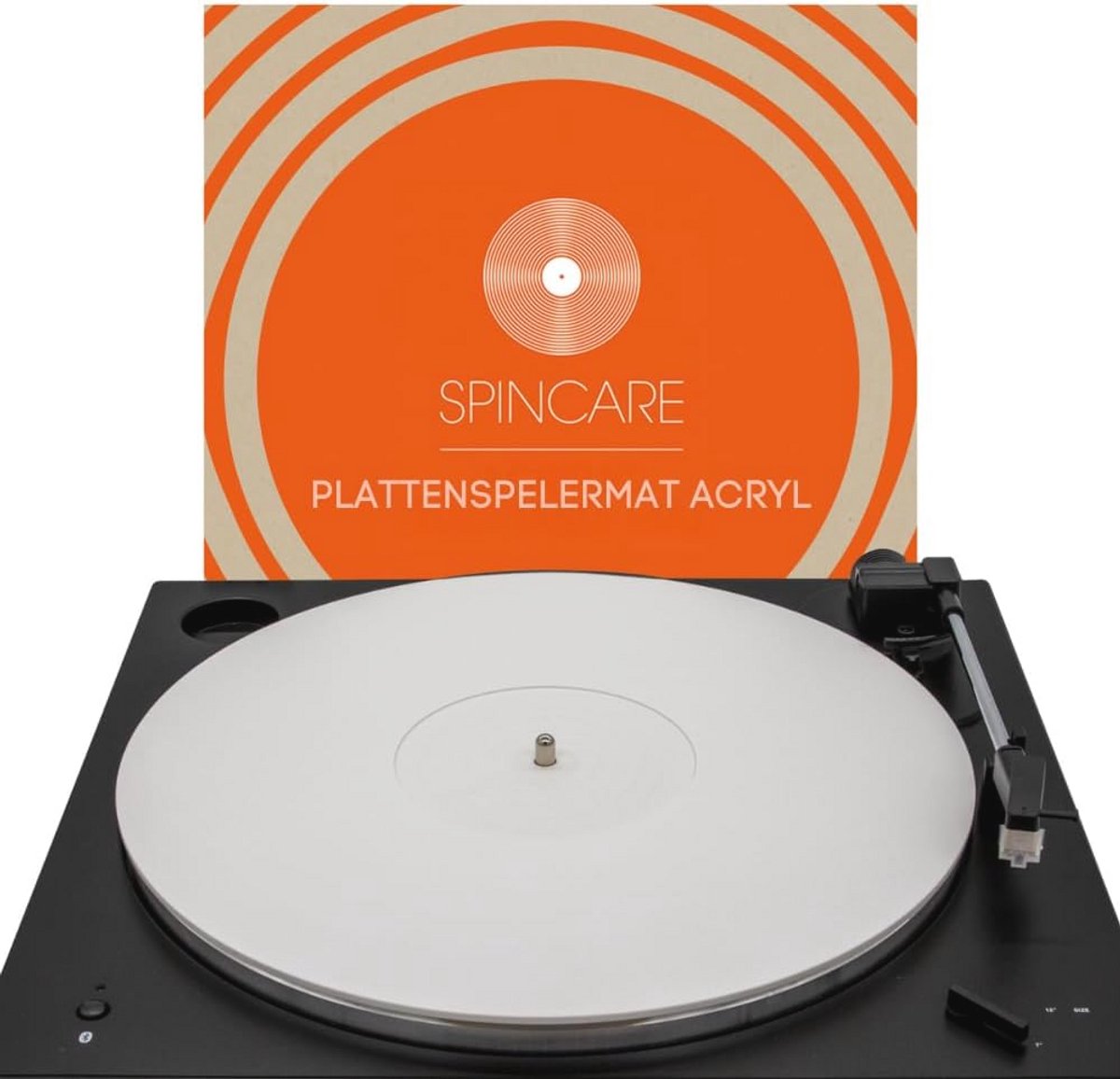 Acryl Slipmat 4mm voor Platenspeler | Antistatische Vinylmat 12" | Verbeter Geluidskwaliteit | Slipmat voor Platenspelers