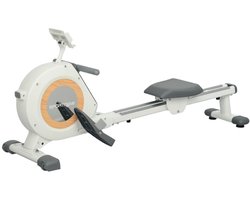 Roeitrainer – Roei-apparaat voor Thuis – Roeimachine – met LCD-Display – 16 Weerstandsniveaus – 150KG Gewichtscapaciteit – Fitnessapparaat voor Cardio- en Krachttraining – Roeiapparaat Fitness