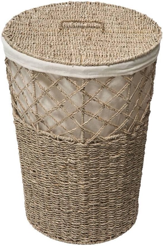 Rieten Wasmand 15 Liter - Handige en Duurzame Oplossing voor Wassen