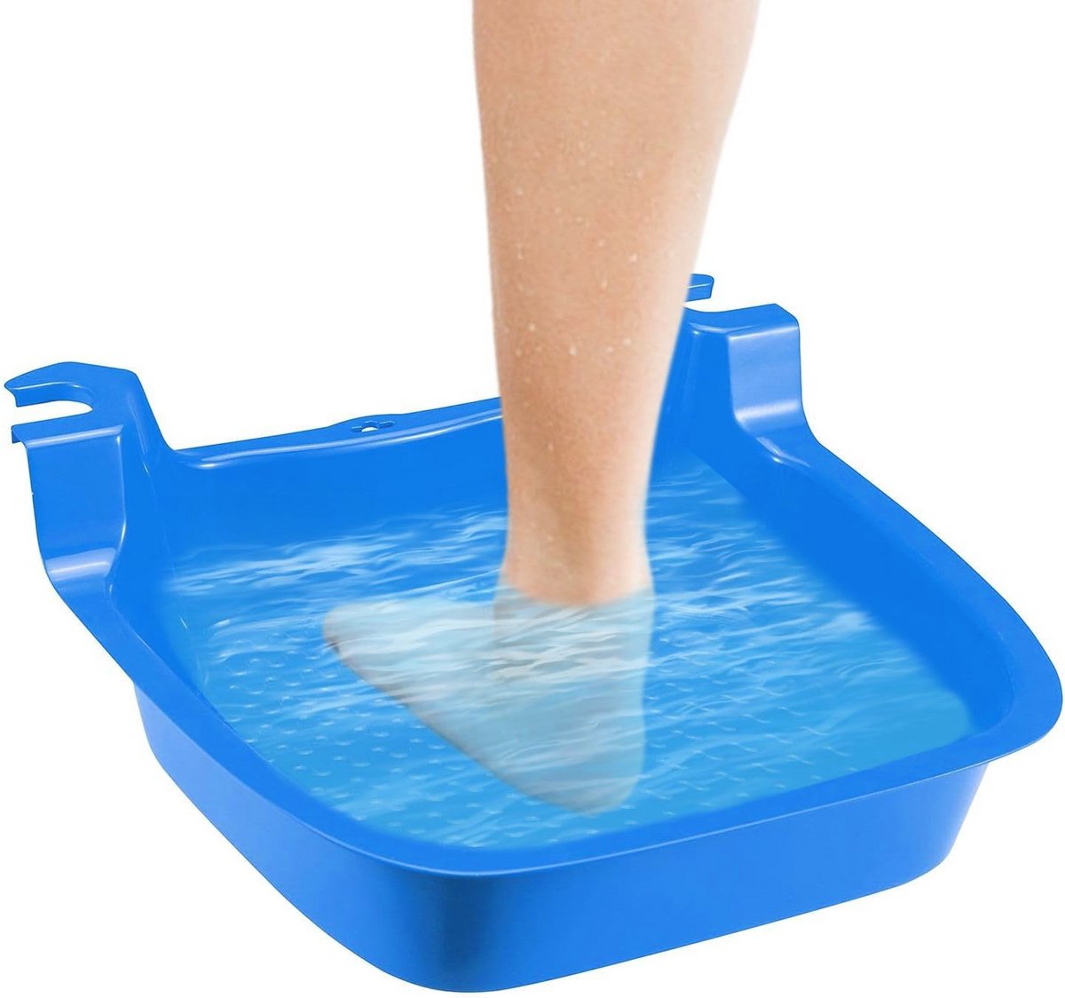 Antislip Voetbad voor Zwembadladder - Draagbare Voetwasbak voor Veiligheid en Comfort