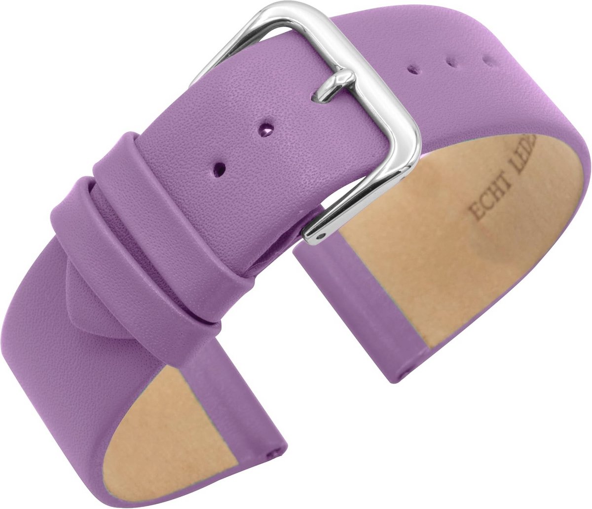 Naadloze horlogeband van nappaleer beschikbaar in verschillende maten