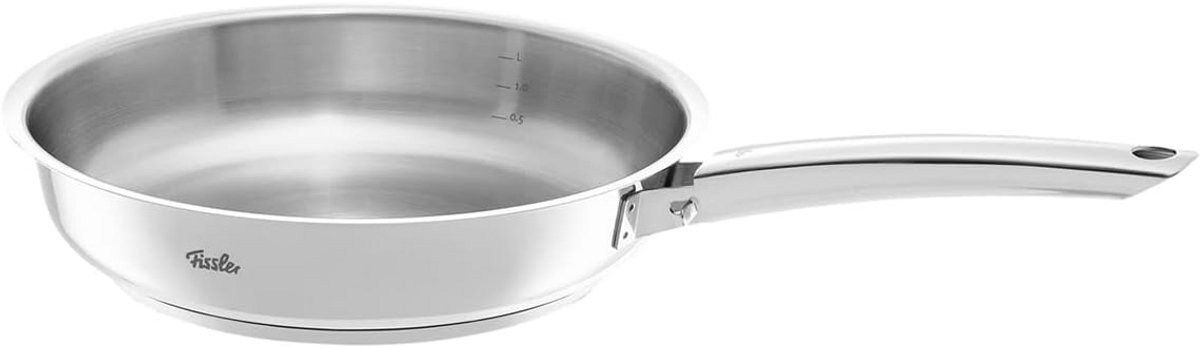 RVS Koekenpan 24 cm - Geschikt voor Inductie en Oven