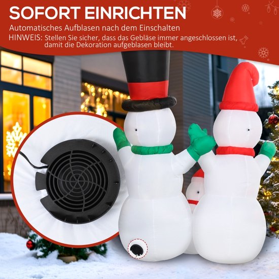 Kerstman opblaasbaar - Cadeaus & gadgets kopen