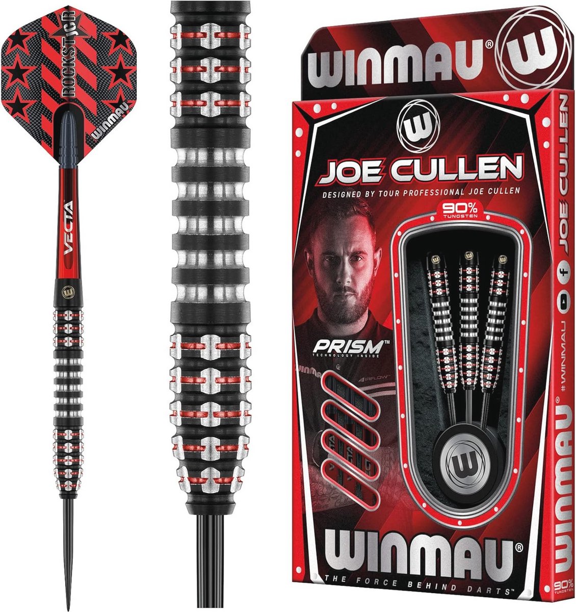 Professionele Steeltip Tungsten Darts 21 Gram Set met Flights en Stems