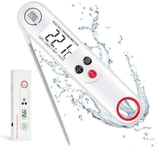 Grillthermometer, vleesthermometer, keukenthermometer, digitale