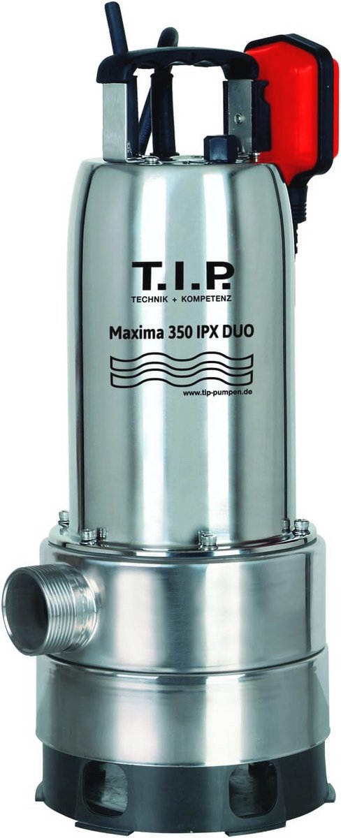 Vuilwaterpomp met Uitschuifbare Pompvoet - 20.000 l/u, Max. Hoogte 8 m