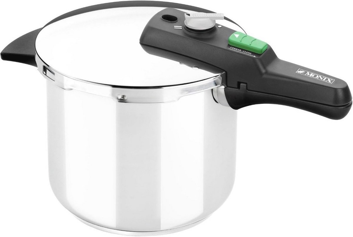 Snelkookpan Roestvrijstaal 22 cm met Drievoudige Bodem