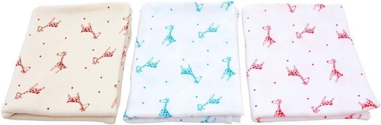 LÄSSIG Baby gebreide deken knuffeldeken babydeken gebreid 100% biologisch katoen GOTS/gebreide deken Little Mateys royal blue