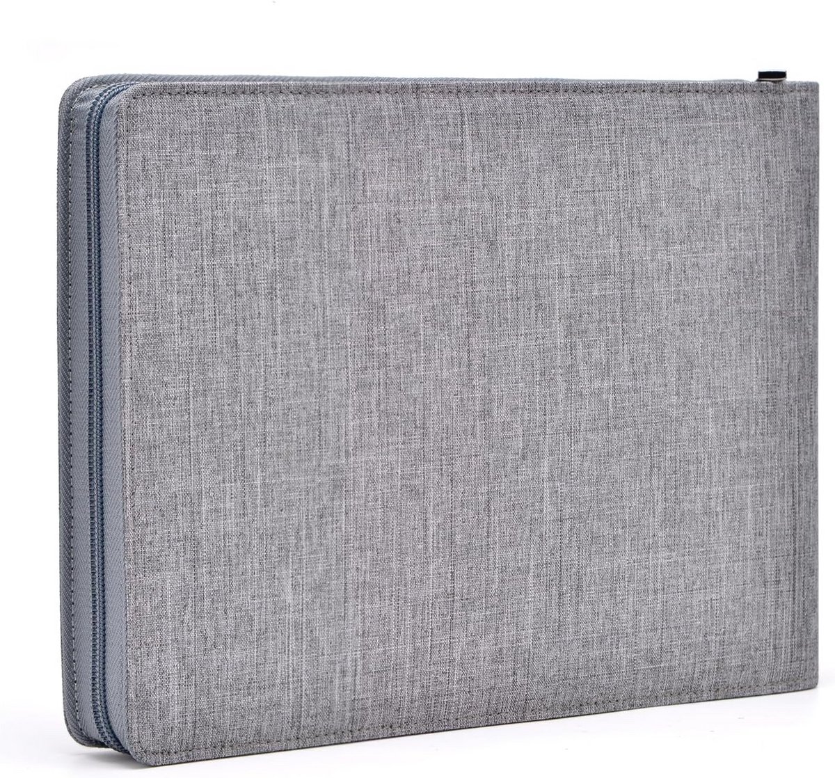 Premium Waterdichte Canvas Vulpen Organizer met Ritssluiting voor Individuele Slots