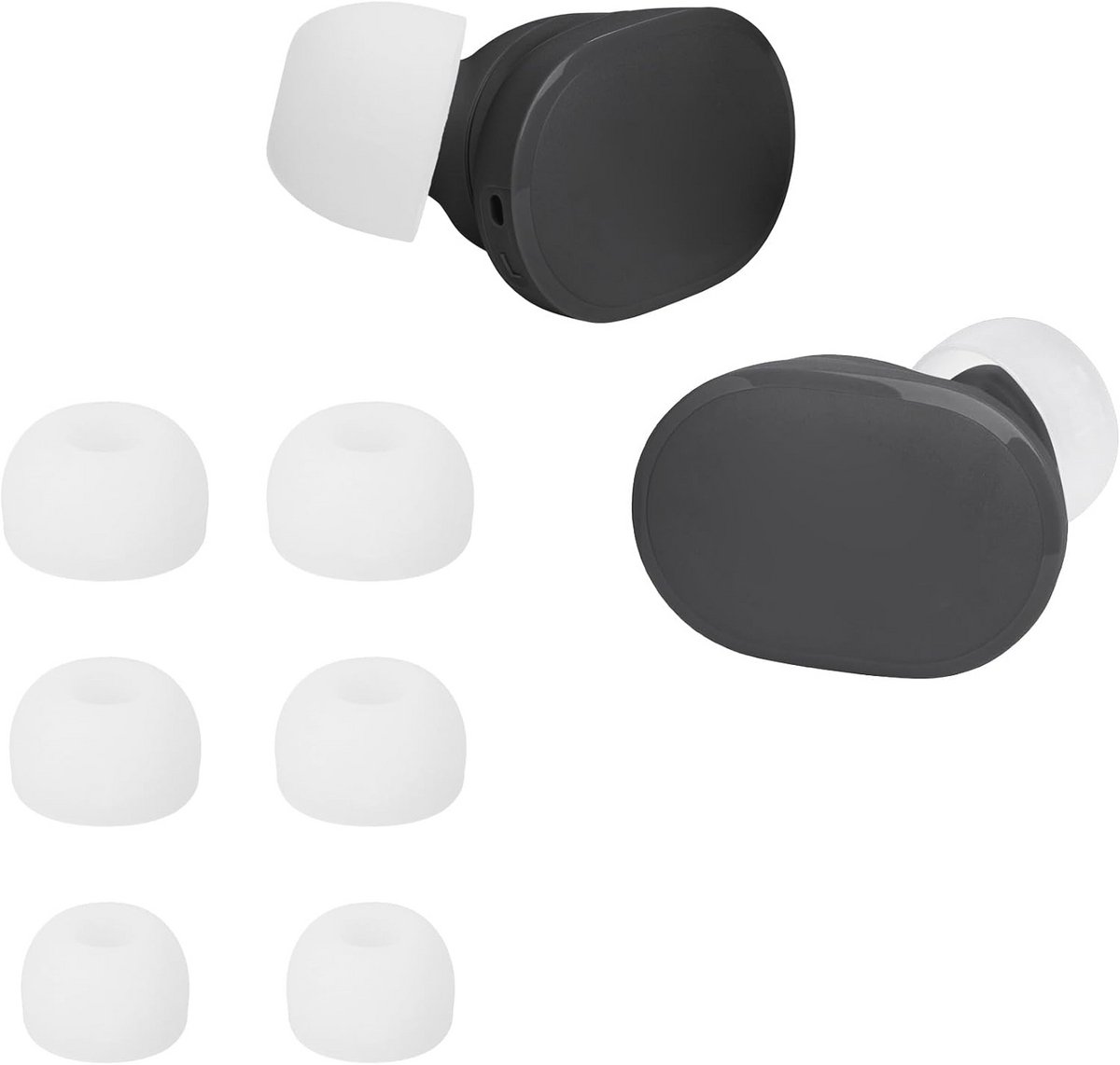 In-Ear Oordopjes Vervangende Silicone Covers - 6 Stuks in 3 Maten