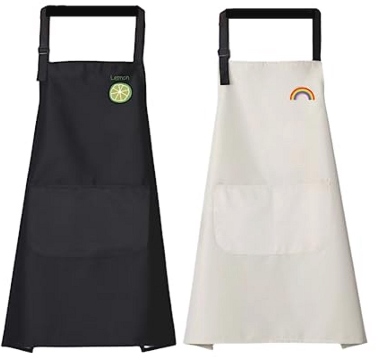 Verstelbare Waterdichte Schorten Set van 2 – Keuken, Barbecue en Tuin