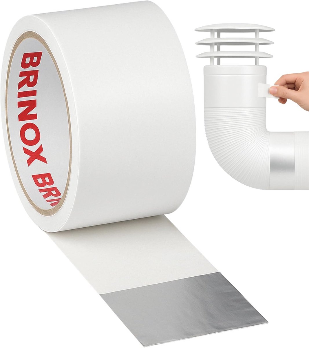 Aluminium Plakband 50 mm x 5 m - Ideaal voor Isolatie en Bouwprojecten