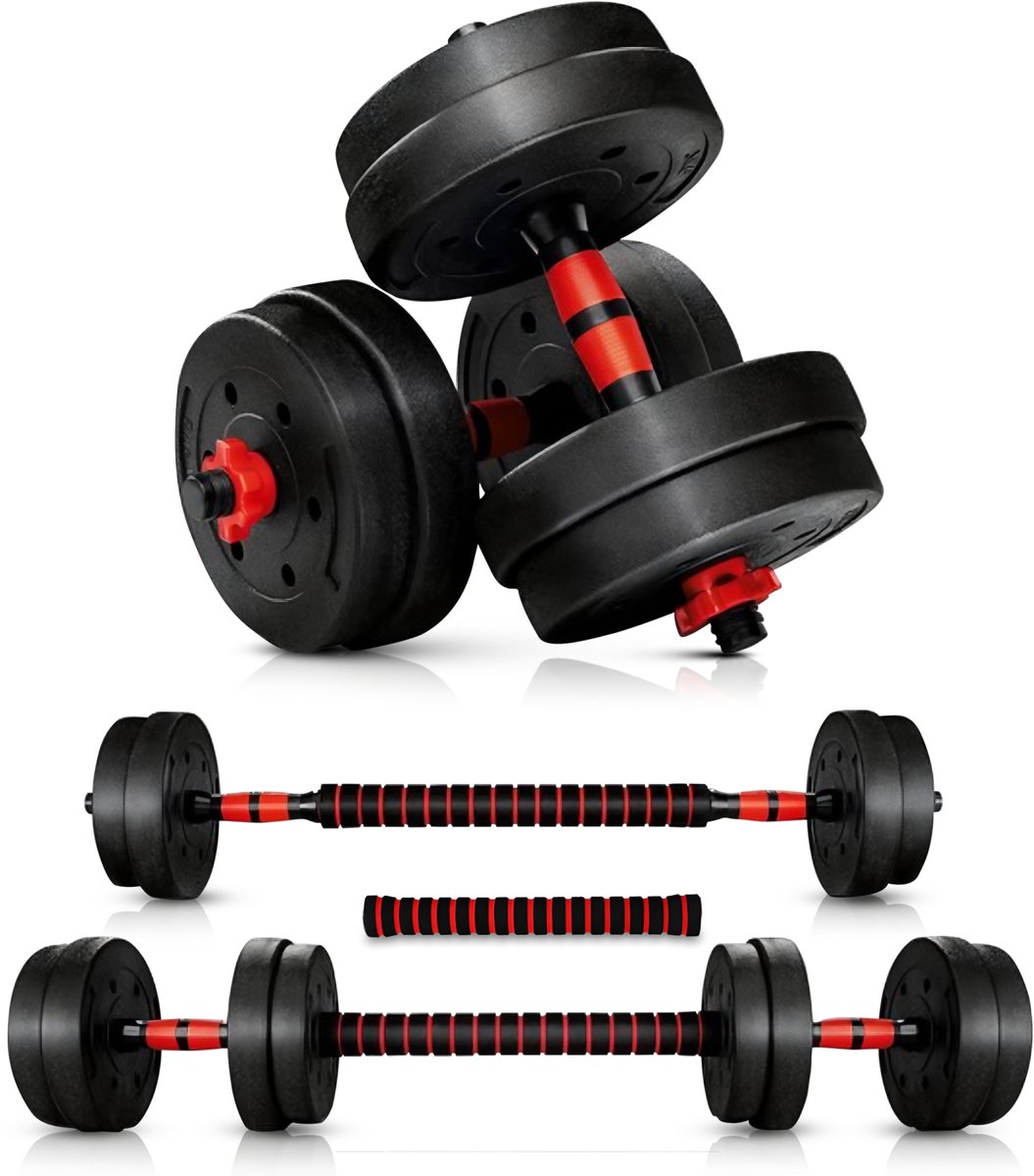 Luxari Dumbells 20 KG - Dumbbell - Gewichten Set - Verstelbare Dumbells Set - Halterset - Dumbbell Set