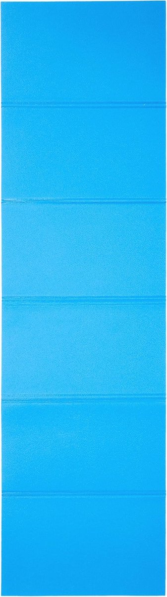 Opvouwbare isomat 180x50x0,8cm - Blauw