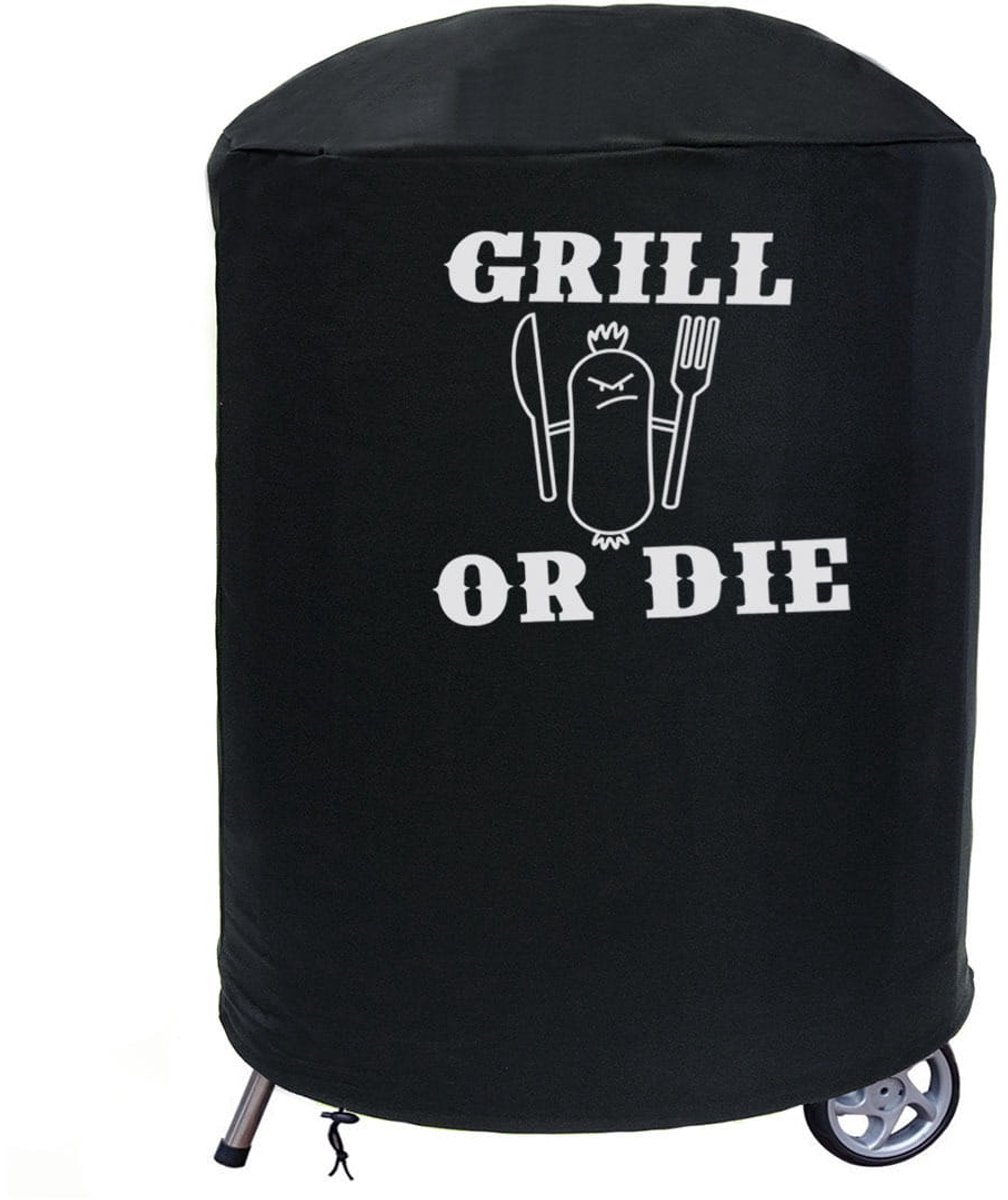 FEROCITY - Grillhoes - 59-69 cm x 90 cm - Waterdicht - UV-bestendig - Polyester - Zwart