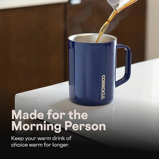 Corkcicle Koffiemok - drievoudig geïsoleerde roestvrijstalen beker met