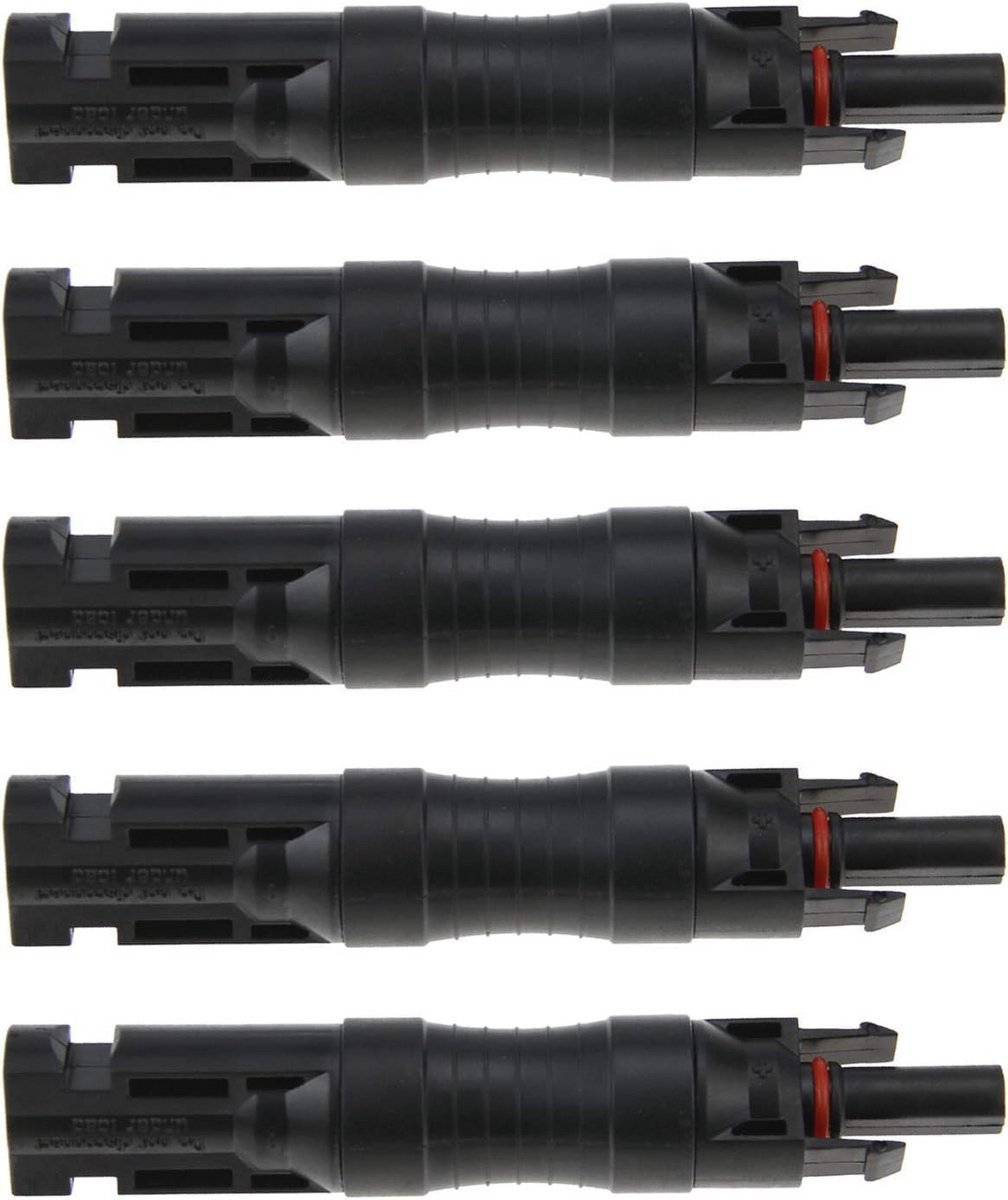 5 Stuks Zonnepaneel Kabel Connector met Ingebouwde Diode 10A 15A 20A 25A 30A