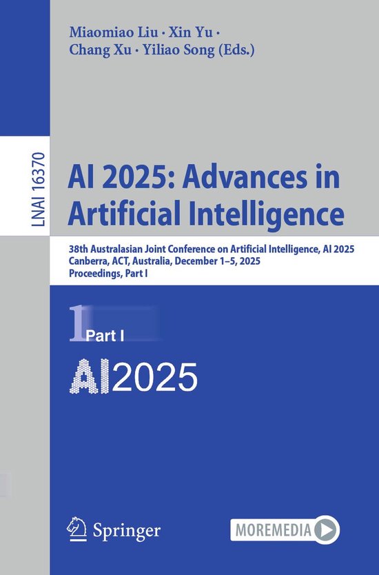 Springer Nature Proceedings Computer Science 1 - AI 2025: Ad ... - cover