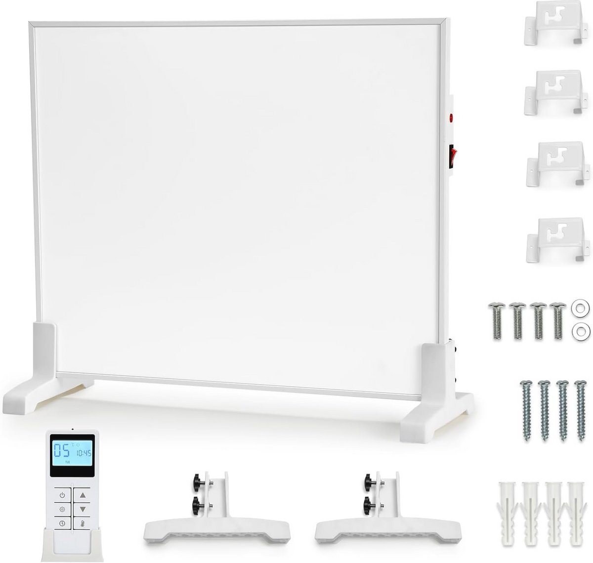 Infrarood verwarming 300W met thermostaat - Energiezuinige wandverwarming voor 6-8 m²