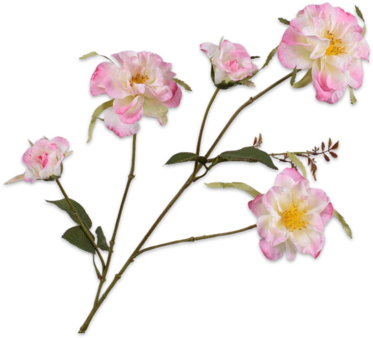 Silk-ka Kunstbloem - roze - H88 cm