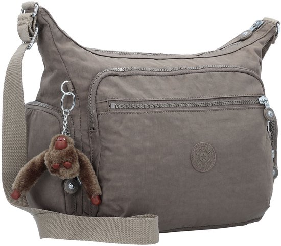 kipling Sac à épaule bandoulière Sac à épaule Eyes Wide Open Gabbie Large Shoulderbag True Beige Brun