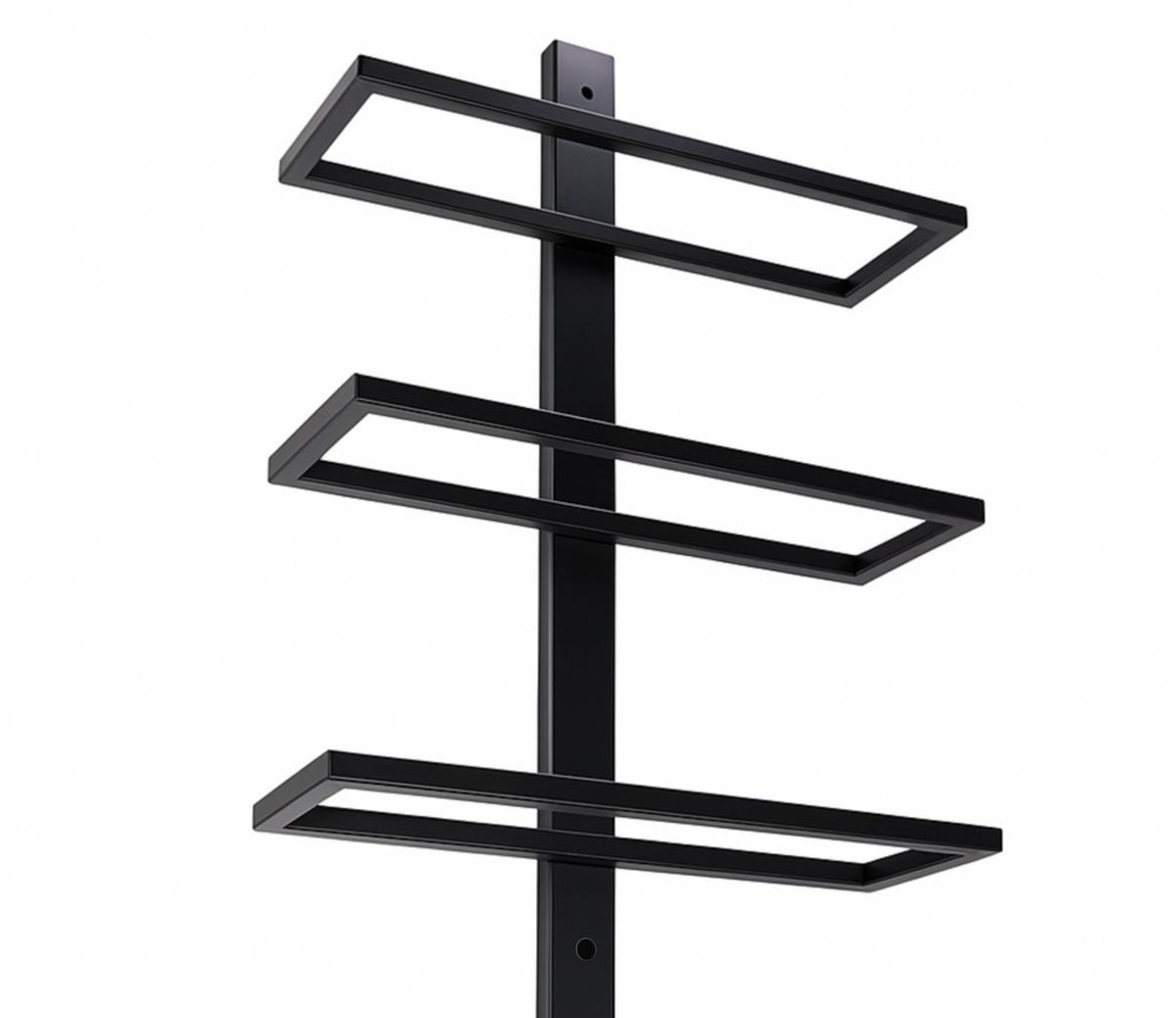 Mémoire® Réserve Wandwijnrek voor 3 Flessen – Luxe Wijnrek voor Aan de Muur – Stijlvolle Wijnopslag van Metaal – Verticale Wijnpresentatie – Ruimtebesparend Design – Perfect voor Woonkamer, Keuken en Wijnliefhebbers