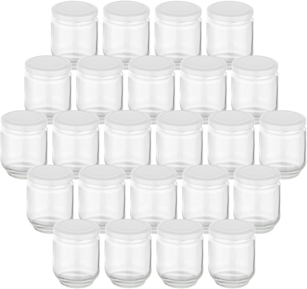 Set van 48 Weckpotten 190 ml - Ideaal voor Inmaken en Bewaren