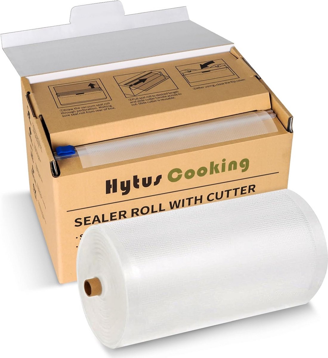 Vacuüm Sealer Rollen 8" x 150' met Cutter - BPA Gratis