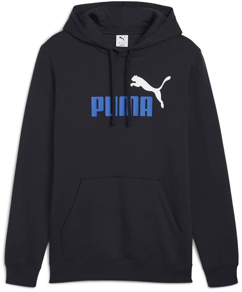Puma Ess 2 Color No 1 Logo Hoodie L Man Marineblauw