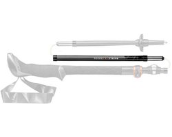 Leki Makalu Fx Carbon 3 Middelste Deel Van De Paal 110-130 Cm Transparant 18-16 mm
