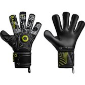 Elite Sport Vibora Keepershandschoenen - Zwart / Fluogeel | Maat: 6