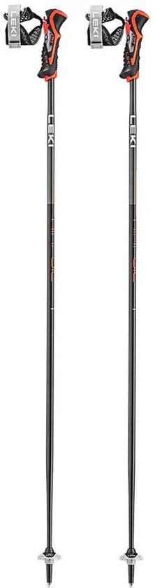 Bâton de ski Leki Airfoil 3D noir-foncé-anthracite-rouge vif 1250