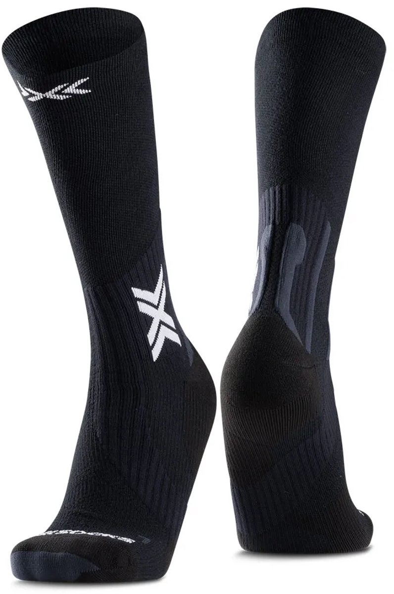 X-socks Run Perform Warm Crewsokken Zwart