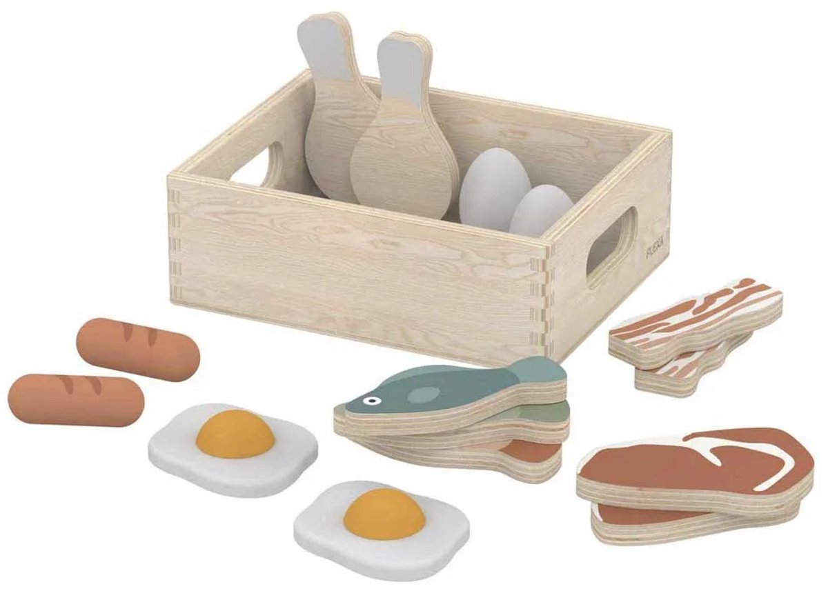 Flexa Vis En Vlees Beige Kinderen