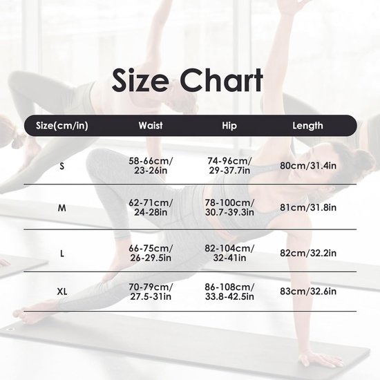 Hoge Taille Sportlegging voor Dames - Ondoorzichtig, Scrunch Butt, Push-Up, Naadloze Leggings voor Yoga en Fitness — afbeelding 5