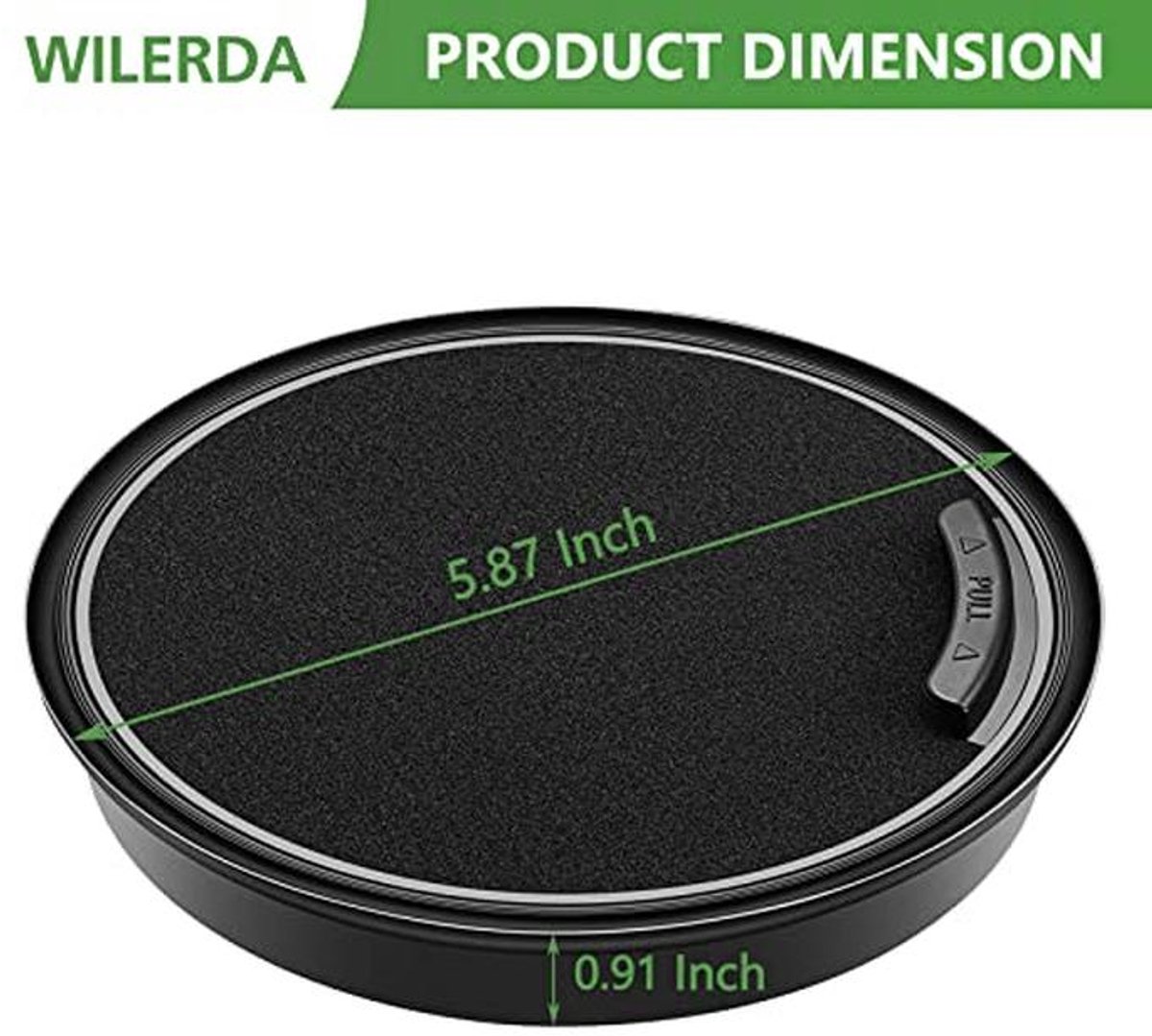 Vacuümfilter en sponsfilter voor zakloze stofzuigers - 4-pack