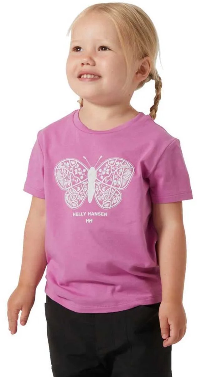 Helly Hansen Graphic K T-shirt Met Korte Mouwen 6 Years Kinderen Roze