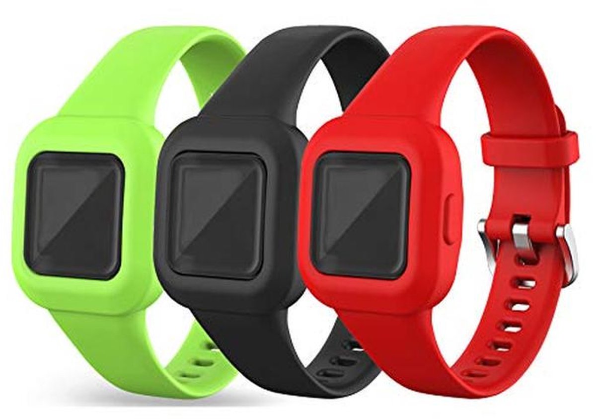 Verstelbare Silicagel Sportarmbanden voor Kinderen - 3-Pack, Compatibel met Fitness Tracker