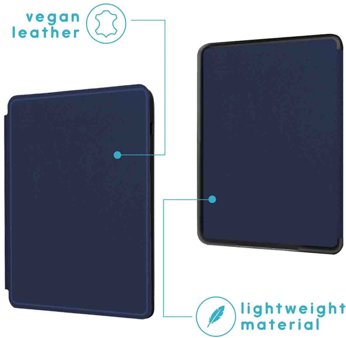 Ereader Hoes - Geschikt voor Amazon Kindle (2022) 11th gen/Amazon Kindle (2024) - Donkerblauw – foto 2