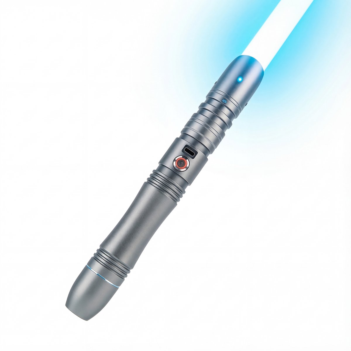 JAXY XRGB3.0 Lightsaber - "Basic" - Aluminium Lichtzwaard met App & Bluetooth - Heavy Dueling & Smooth Swing - 12W - Grijs