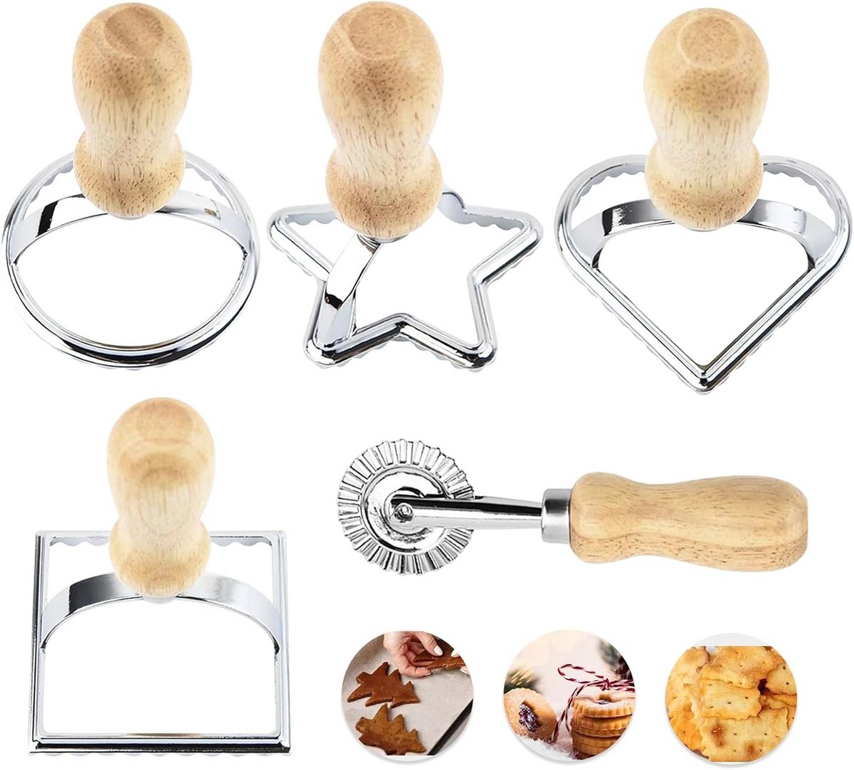 Set van 5 Ravioli Makers voor Creatieve Bakprojecten