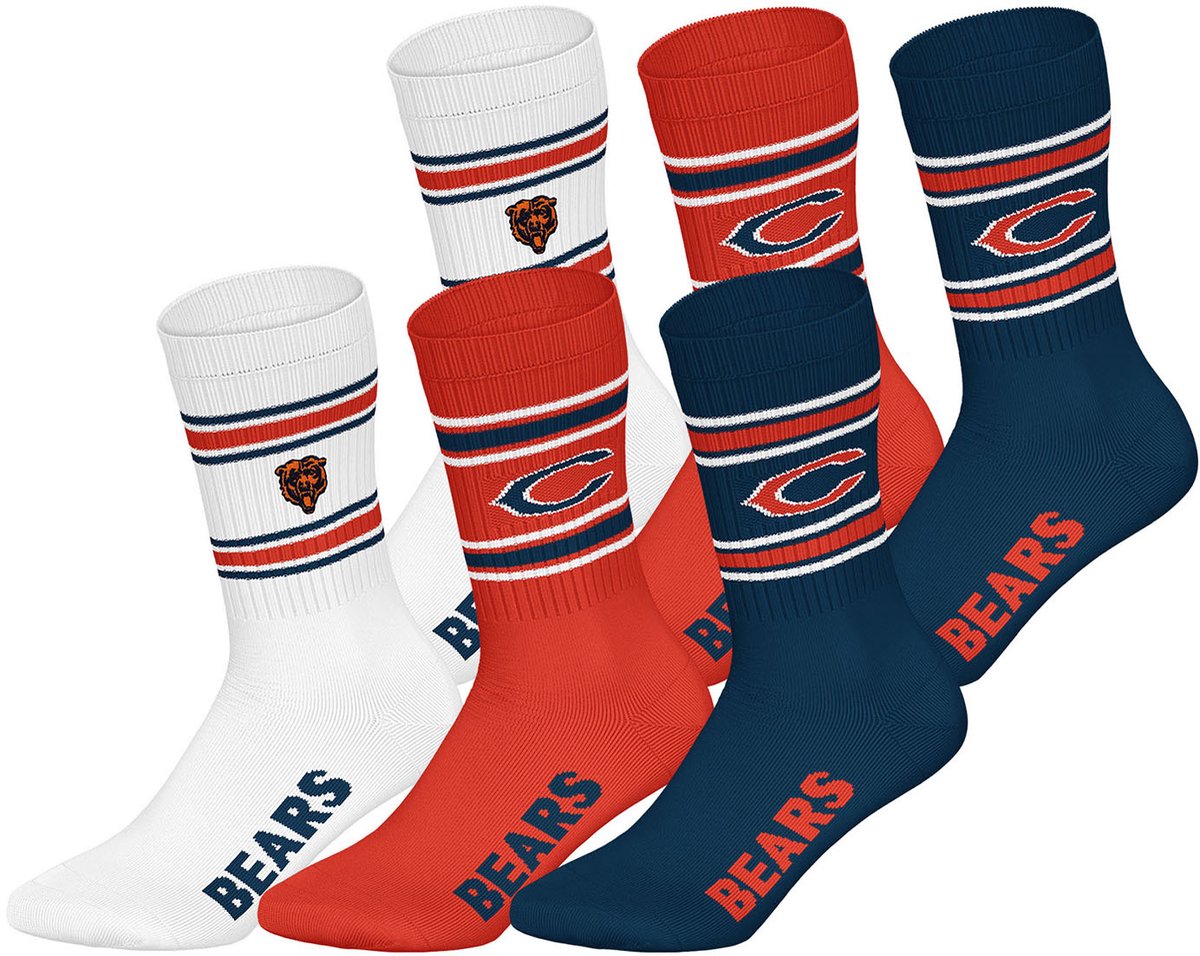 Huddle Freizeitsocken Chicago Bears Crew