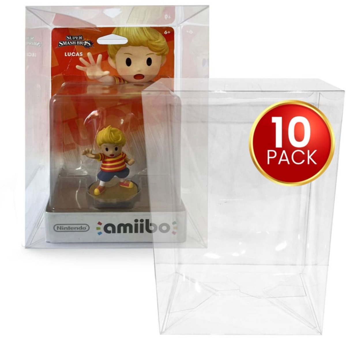 PET Protectors 10-Pack for Amiibo Figures