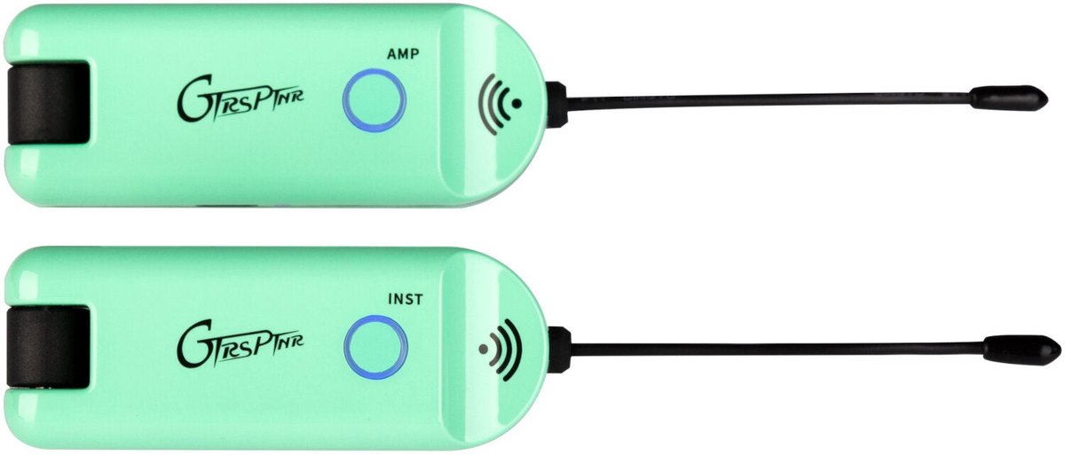 Mooer GTRS GWU4 UHF Wireless Plug Green draadloos gitaarsysteem