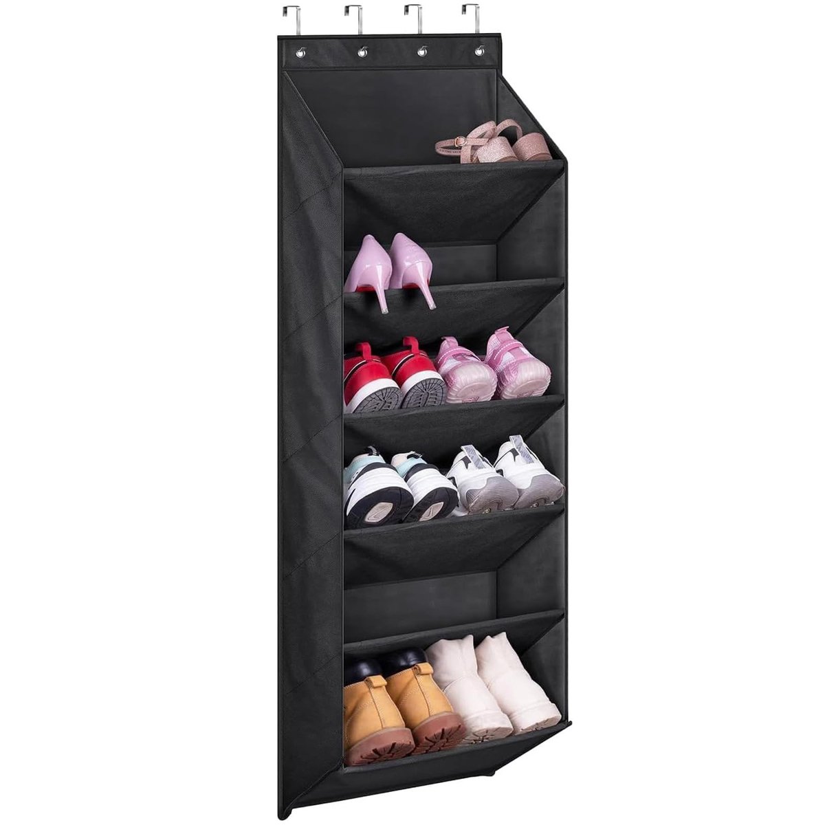 IMPERATORIS® Deurrek/Hangrek met opbergvakken - Deur Organizer/Deurhanger/Deurrek/Opbergzak/Opbergtas - 6 Zakken
