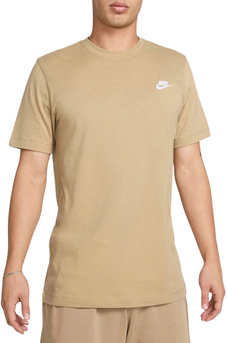 Nike Sportswear Club Shirt Heren Beige