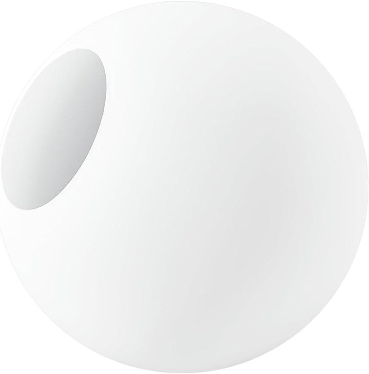 Provento - Witte glazen lampenkap 150 mm voor wandlamp, hanglamp, plafondlamp - Vervangende kap met 68 mm opening