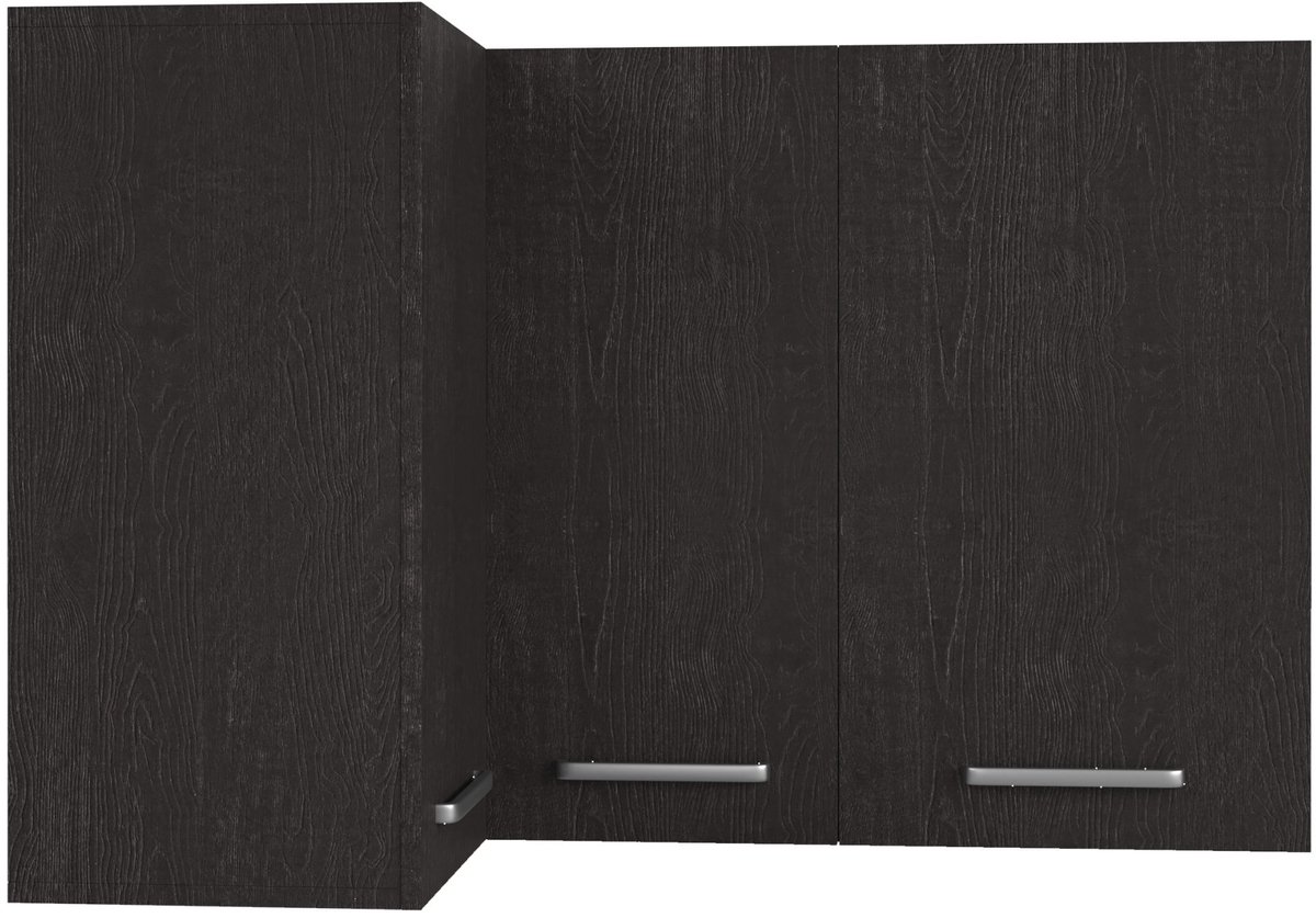 Wasophoogte® Keukenkast - Bovenkast keuken - Module O12 - 1150(D)*700(B)*770(H) mm - Zwart