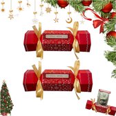 2 stuks - Kerst verrassingsgeldzak - DIY kerstgeldzak voor geldcadeaus - Geschikt als verjaardagscadeau - Kerstdoos voor geld - Leuke verrassingsgelddoos met uittrekmechanisme - Creatieve DIY gelddoos met uittrekmechanisme