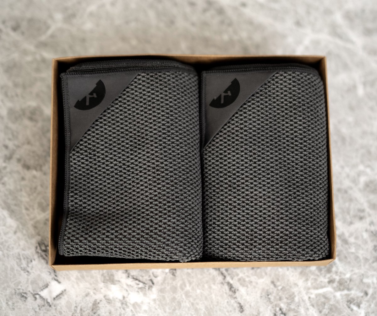 Klud Keukendoeken Wafelmotief - set van 2 - Charcoal